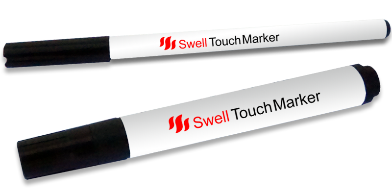 Swell Touch Markers for Tactile Graphics