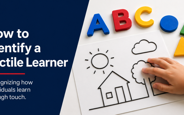 Learn how to identify a tactile learner and how tactile graphics can help.