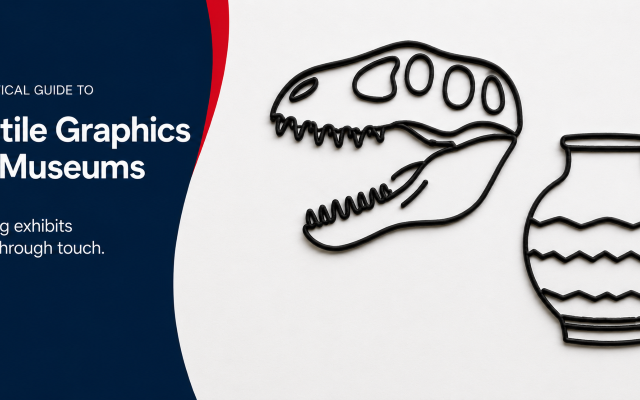Swell Touch image showing dinosaur head and vase.