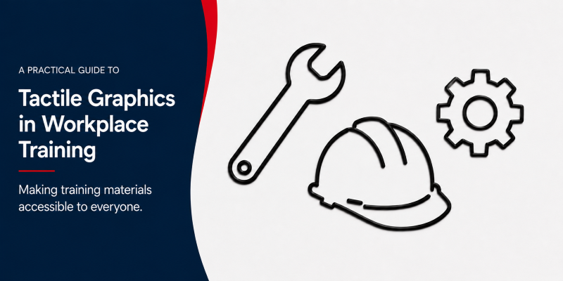 Swell Touch and Swell Form making workplace training materials accessible.
